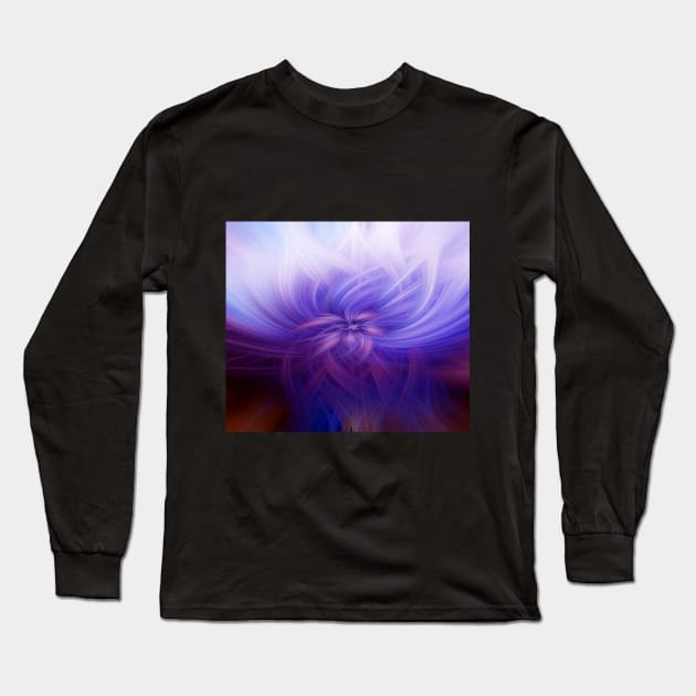 Purple swirl Long Sleeve T-Shirt by Ashygaru